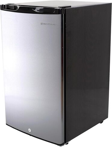 West Bend WBRT31S Mini Fridge for Home Office or Dorm, with Automatic Defrost and Adjustable Temperature, 3.1 Cubic Feet, Metallic in Saudi Arabia