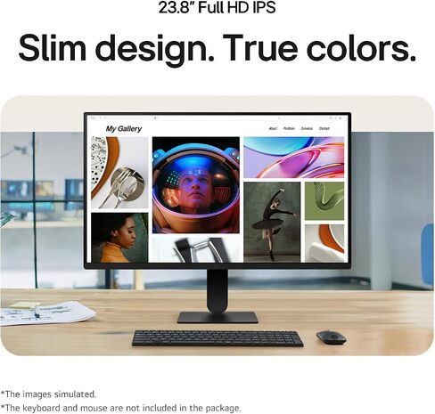 LG 24U411A-B 24-inch Full HD (1920 x 1080) IPS Computer Monitor, 120Hz, HDR10, Reader Mode, Flicker Safe, HDMI, Slim Stand Base, Black in Saudi Arabia