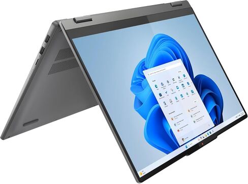 Lenovo Ideapad 5 2-in-1 مع AMD Ryzen 7 8845HS Processor ، 16 "Wuxga Display Touchnens ، و RPDDR5X RAM ، 1 تيرابايت ، قلم رقمي ، إضاءة خلفية ، قارئ FP ، وربا 11 الصفحة الرئيسية in Saudi Arabia
