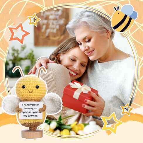 Cute Crochet Animal,Teacher appreciation,Sister Birthday Gifts,Positive Crochet Animals-Thank You Gifts for Women (Teacher) in Kuwait