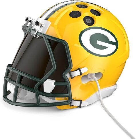 NFL Echo Dot Bundle: Includes Echo Dot | Deep Sea Blue and Limited-Edition NFL Helmet Stand | Philadelphia Eagles in Saudi Arabia
