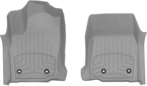 Weathertech Floorliner HP مخصصة FIT FLOOR HABS لتويوتا تاكوما ، تاكوما هايبرد - الصف الأول (4418461IM) ، الأسود in Saudi Arabia