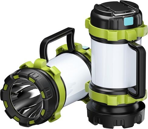 AlpsWolf Camping Flashlight, 6 Modes Camping Lantern Rechargeable LED Lantern for Power Outage, Camping Light Flashlight for Emergency, Green in Kuwait
