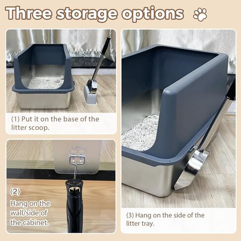 Cat Litter Scoop Deep Shovel,Detachable Long Handle Litter Scooper,Round in Saudi Arabia