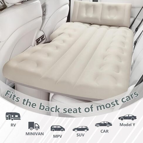 BEBAS SEV SUV AIR CAR CAR STER BACK ، PVC CART Surface Air Cushion Cushion Prumber On Prumber Incluged st reclation and splation. رمادي in Kuwait