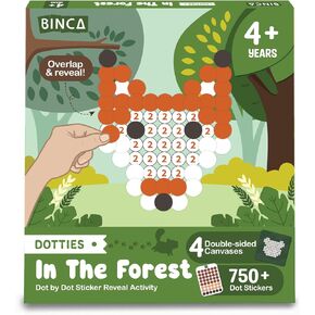 Binca Dotties Dot Art Activity Kit ، 750+ ملصقات ، أنشطة خالية من الحيوانات تحت الماء ، فن ملصق DIY DOT للأطفال الصغار ، أنشطة السفر للأطفال ، مجموعات الحرف والهدايا للبنين والبنات الذين تتراوح أعمارهم بين 4،5،6،6،7 in Kuwait