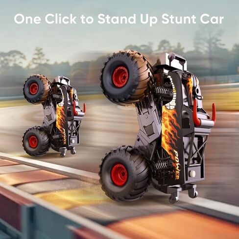 لعبة Monster Monster Truck Tuys 1:16 سيارة مكافحة عن بعد البلاغية جميع التضاريس على الطرق الوعرة الشاحنة 4WD RC Cars Toys لـ 8 9 10 11 12 12 عامًا للأولاد. in Kuwait