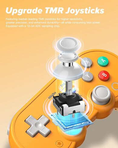 8Bitdo Pro 3 وحدة تحكم Bluetooth مع عصا التحكم TMR ، أزرار ABXY القابلة للتبديل ، أزرار الظهر المحترفين ، قفص الاتهام ، مشغلات تأثير القاعة للمحول/التبديل 2 ، Windows ، Apple ، Steamos ، Android (Purple) in Kuwait