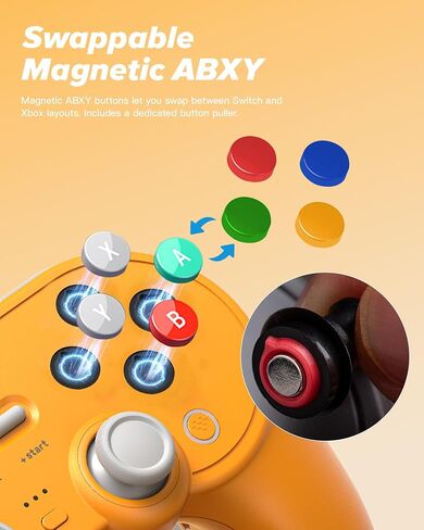 8Bitdo Pro 3 وحدة تحكم Bluetooth مع عصا التحكم TMR ، أزرار ABXY القابلة للتبديل ، أزرار الظهر المحترفين ، قفص الاتهام ، مشغلات تأثير القاعة للمحول/التبديل 2 ، Windows ، Apple ، Steamos ، Android (Purple) in Kuwait