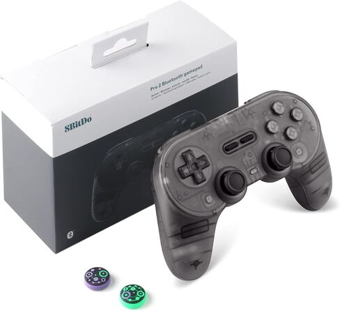 8Bitdo Pro 3 وحدة تحكم Bluetooth مع عصا التحكم TMR ، أزرار ABXY القابلة للتبديل ، أزرار الظهر المحترفين ، قفص الاتهام ، مشغلات تأثير القاعة للمحول/التبديل 2 ، Windows ، Apple ، Steamos ، Android (Purple) in Kuwait