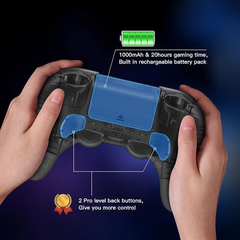 8Bitdo Pro 3 وحدة تحكم Bluetooth مع عصا التحكم TMR ، أزرار ABXY القابلة للتبديل ، أزرار الظهر المحترفين ، قفص الاتهام ، مشغلات تأثير القاعة للمحول/التبديل 2 ، Windows ، Apple ، Steamos ، Android (Purple) in Kuwait