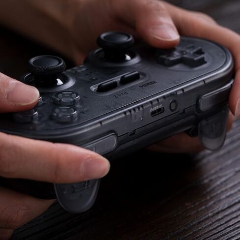 8Bitdo Pro 3 وحدة تحكم Bluetooth مع عصا التحكم TMR ، أزرار ABXY القابلة للتبديل ، أزرار الظهر المحترفين ، قفص الاتهام ، مشغلات تأثير القاعة للمحول/التبديل 2 ، Windows ، Apple ، Steamos ، Android (Purple) in Kuwait