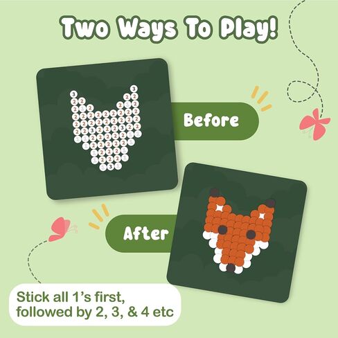 Binca Dotties Dot Art Activity Kit ، 750+ ملصقات ، أنشطة خالية من الحيوانات تحت الماء ، فن ملصق DIY DOT للأطفال الصغار ، أنشطة السفر للأطفال ، مجموعات الحرف والهدايا للبنين والبنات الذين تتراوح أعمارهم بين 4،5،6،6،7 in Kuwait