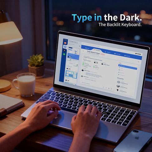 15.6 "طالب كمبيوتر محمول كمبيوتر محمول كمبيوتر int n150 12th Gen Quad-core حتى 3.6 جيجا هرتز 16 جيجا بايت ذاكرة الوصول العشوائي 512 جيجابايت SSD IPS in Kuwait