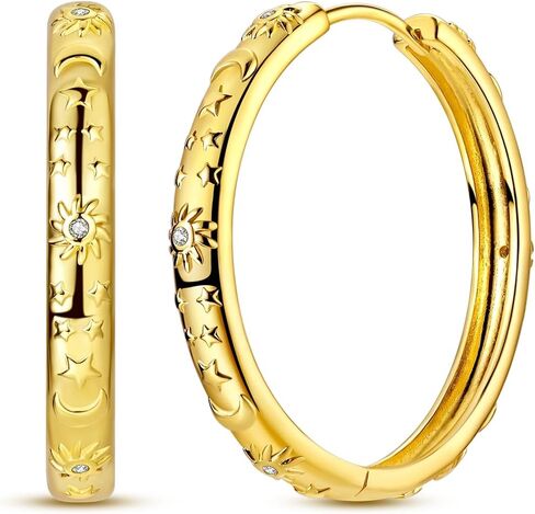 Hapour Steriling Silver Hoop أقراط للنساء الملتوية Huggie Hoops أقراط مكتنزة خفيفة الوزن الزركونيا المكعب للنساء in Saudi Arabia