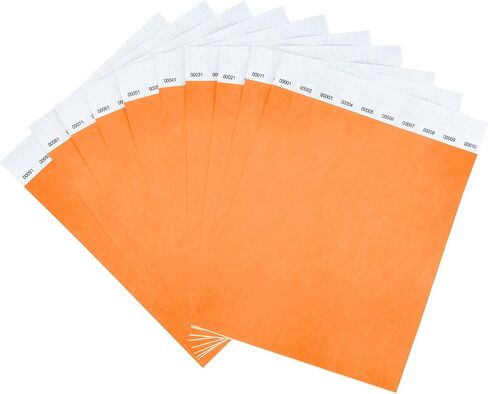 DGBDPACK 100 معصم ، 1-100 أرقام متتالية معصم المعصم مقاوم للماء تذاكر قبول المعصم (متنوعة) in Kuwait
