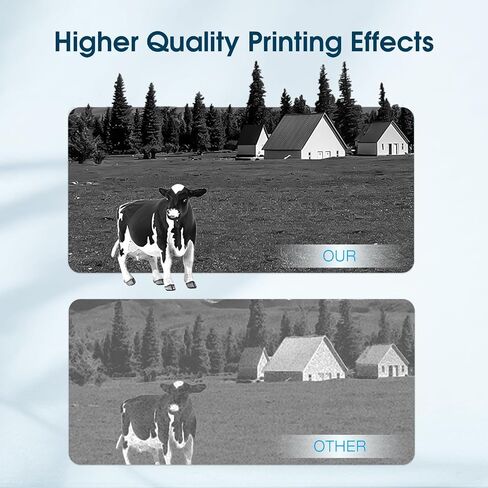 خراطيش حبر 60XL متوافقة مع HP 60 حبر حزمة حزمة حزمة الحزمة والاستبدال الأسود لـ HP Ink 60 استخدام مع Deskjet D2530 D2545 F2430 F4440 Envy 100 110 120 Printer in Kuwait