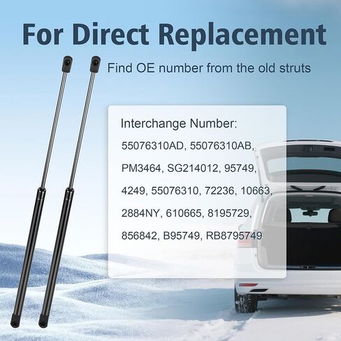 C16-11028 12 بوصة 40 رطل/178N صدمات الغاز دعامات 12 "رفع الدعم لصندوق أدوات بيك آب الشاحنة ، صندوق أدوات الألومنيوم Weatherguard هي Topper Camper Shell Windowr ، مجموعة من 2 in Kuwait