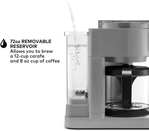 K-Duo Essentials, Hot & Iced Single-Serve Pod Coffee Maker & Carafe, 72 Oz Reservoir, Multiple Brew Sizes, Strong Brew Feature, Perfect for Hot and Iced Coffee (BLACK) in Saudi Arabia