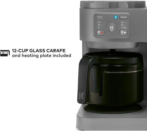 K-Duo Essentials, Hot & Iced Single-Serve Pod Coffee Maker & Carafe, 72 Oz Reservoir, Multiple Brew Sizes, Strong Brew Feature, Perfect for Hot and Iced Coffee (BLACK) in Saudi Arabia