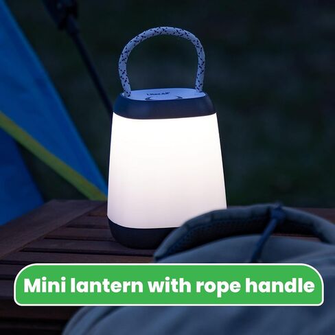 LitezAll Mini Lantern with Rope Handle, 360 Degree Light, Ideal for Camping Lights & Lanterns, LED Lantern, Portable Camping Lanterns for Outdoor Adventures and Emergencies in Kuwait
