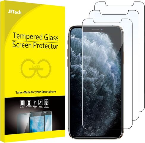 JETech 3-Pack Screen Protector for iPhone SE 3/2 (2022/2020 Edition), iPhone 8, iPhone 7, iPhone 6s, and iPhone 6, Tempered Glass Film, 4.7-Inch in Saudi Arabia