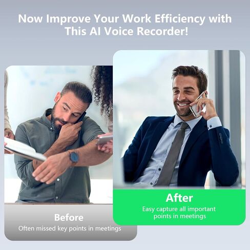 مسجل صوتي منظمة العفو الدولية ، مسجل صوتي مع عدم وجود رسوم للنسخ والتلخيص ، تمكينه من قبل chatgpt ، التطبيق ومزامنة الويب ، دعم 107 لغات ، ذاكرة 64 جيجابايت ، مسجل صوت رقمي للاجتماعات/المكالمات الرمادية الرمادية in Kuwait