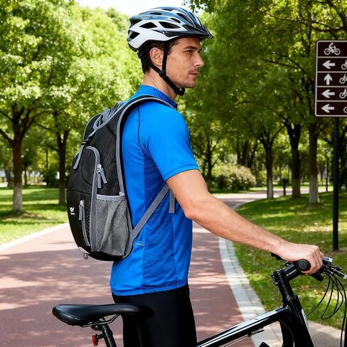 15L Hiking Backpack - Small Lightweight Packable Daypack Travel Outdoor Foldable Shoulder Bag Camping Hiking Backpack for Women Men - Black in Saudi Arabia