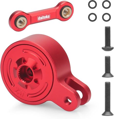 Daitoku Aluminium Link 23t Severing Saver RC servo saver مجموعة من أجل Arrma 1/10 Granite Senton Vorteks Bigrock 3S BLX 550 Mega Kraton Outcast 4S BLX in Kuwait