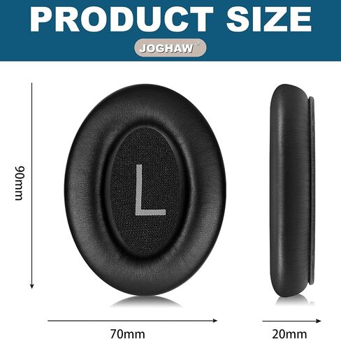 Headphones Replacement Ear Pads, Protein Leather earpad Cushions for Bose QuietComfort 45（QC45） Headphones, Softer Memory Foam - Crystal Blue in Saudi Arabia