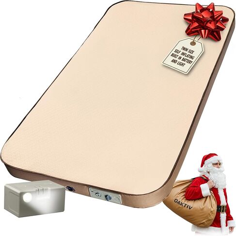 WanderMate - Self-Inflating Camping Sleeping Pad - Inflatable Camping Mattress for Car, Backpacking, and Tent - Durable 3.15-Inch Memory Foam and Air Support in Kuwait