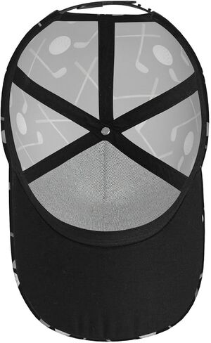 Golf Hats for Men Women Golf Ball Adjustable Baseball Snapback Hat Outdoor Black Green Golf Hat in Saudi Arabia