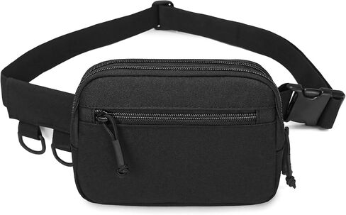 HUNTVP Tactical Fanny Pack Small Waist Bag EDC Military Fanny Pack for Men Crossbody Hip Belt Bag Waist Pouch for Women Daily Use Travel Hiking Bumbag, Camo in Saudi Arabia