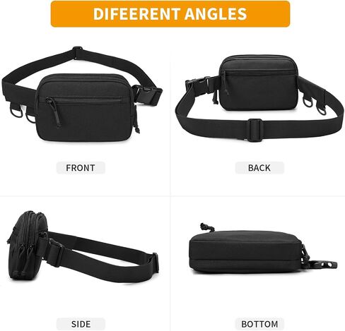 HUNTVP Tactical Fanny Pack Small Waist Bag EDC Military Fanny Pack for Men Crossbody Hip Belt Bag Waist Pouch for Women Daily Use Travel Hiking Bumbag, Camo in Saudi Arabia