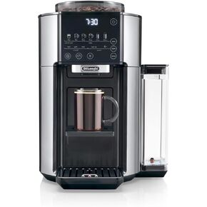 De'longhi TrueBrew Drip Coffee Maker ، بنيت في طاحونة ، خدمة واحدة ، من 8 أونصة إلى 24 أوقية مع 40 أوقية من القنسي in Kuwait