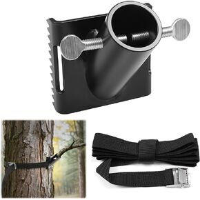 Licking Stick Mock Scrape Kit Deer Hunting Licking Branch System Mount Kit, Removable Metal Hunting Tree Branch Holders Plug-in Simple Mounted Deer Licking Branch Bracket for Branches Below 0.9" in Kuwait