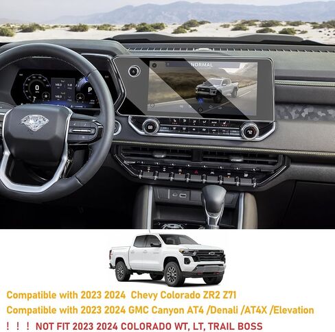 Moonlinks Compatible with 2025 2024 2023 Chevrolet Colorado Z71/ZR2 11.3" Tempered Glass Screen Protector 9H Hardness Display Screen Protector 11.3Inch for 2025 GMC Canyon AT4/Denali/AT4X/Elevation in Saudi Arabia