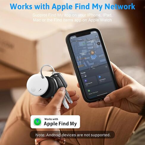 Tracker Tag 4 Packs Bluetooth Tracker ، جهاز تتبع موقع العلامات الذكية ، Finder Keys ومحدد العناصر ، مكتشفو عنصر تعقب الهواء مع Find (iOS فقط) تتبع مفاتيحك ومحفظة الأمتعة والحيوانات الأليفة والحقيبة in Kuwait