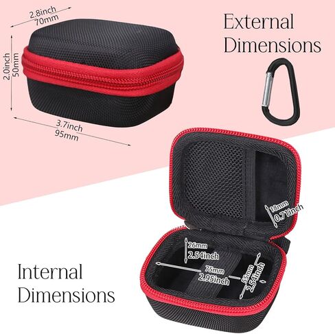 Mp3 Case for RUIZU/for AGPTEK for YOTON Mini Portable Clip MP3 Player (Case Only) (Black) in Saudi Arabia