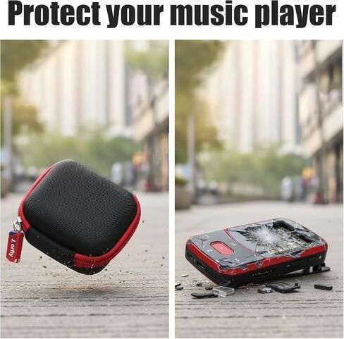 Mp3 Case for RUIZU/for AGPTEK for YOTON Mini Portable Clip MP3 Player (Case Only) (Black) in Saudi Arabia
