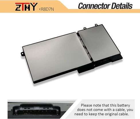 ZTHY K5XWW Battery Replacement for Dell Latitude 7389 Latitude 7390 Latitude 12 5000 5289 2-in-1 L3180 E5289 P29S001 P29S002 Series Laptop 451-BBZC 6CYH6 71TG4 725KY N18GG CFX97 7.6V 60Wh 4Cell in Saudi Arabia