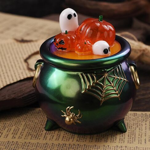 قوالب راتنج راتنج Actvty Witch Cauldron ، قوالب سيليكون مرجل الفقاعات لالتصاب راتنج الايبوكسي ، قالب جرة الهالوين مع صندوق تخزين المجوهرات DIY ، حاوية حلوى ، جرة الشموع in Kuwait