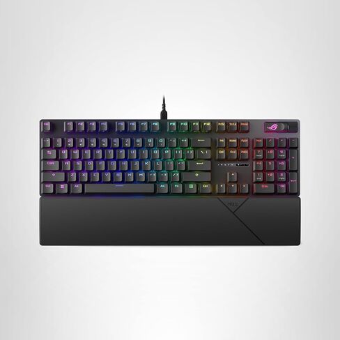ROG Strix Scope II × 100 ٪ لوحة مفاتيح ألعاب ، ومفاتيح ميكانيكية للثلوج NX V2 القابلة للتبديل مسبقًا ، وأجهزة التحكم متعددة الوظائف ، وكبسولات Doubleshot PBT ، ورغوة رطبة السيليكون ، وراحة معصم in Saudi Arabia
