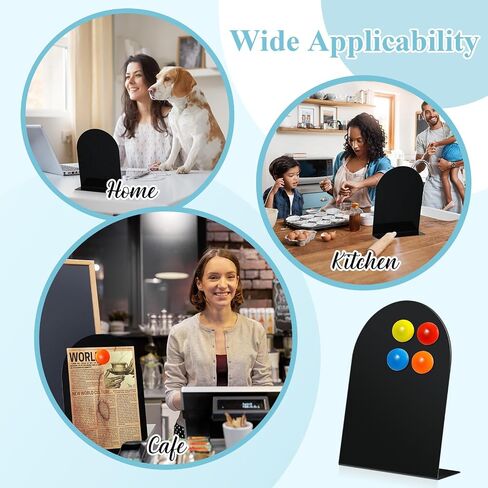 Shimeyao 2 PCS لوحة نشرة مغناطيسية وردية للألواح اللوحية مع 8 مغناطيس 12 × 8.5 بوصة معروضة Easel Stand for Home Office School Table Supplies in Saudi Arabia