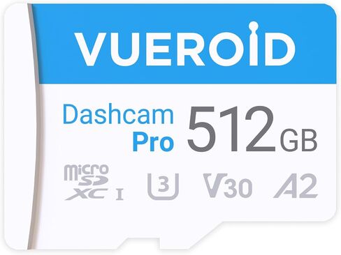 بطاقة DashCam Pro MicroSD سعة 256 جيجا بايت مع محول القارئ ، C10 ، V30 ، UHS-I ، الفئة 10 ، بطاقة ذاكرة عالية السرعة A2 للفيديو 4K UHD ، اقرأ سرعة تصل إلى 100 ميجابايت/ثانية in Kuwait