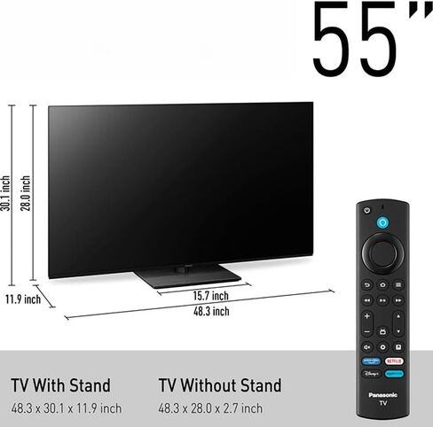 Panasonic TV-65Z85AP Z85 65" OLED 4K UHD Fire TV 2024 Bundle with HTB200 Compact Soundbar, CPS Exclusive 26 Month Protection, 2X HDMI Cable & Deco Gear Complete Home Theater Beginner's Guidebook in Saudi Arabia