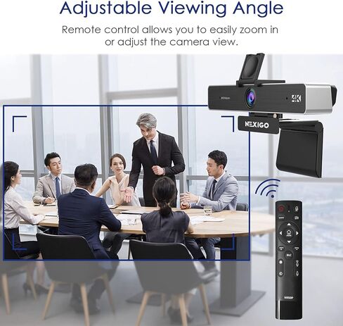 Nexigo Meeting 360 (Gen 2) ، 8K تم التقاطها مع تأطير الأطر وتتبع مكبرات الصوت من الذكاء الاصطناع in Kuwait