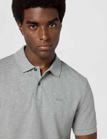 بوس رجال Pallas Short Sleeve Pique Pique Shirt in Saudi Arabia
