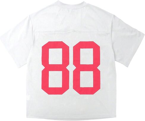 Verdusa Women's Plus Size Jersey Shirts Number Graphic Tees Short Sleeve T Shirt in Saudi Arabia