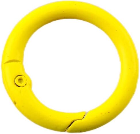 Carabiner Clip 48Pcs Metal Colored Key Ring Clip Circle Keychain Rings Bulk Spring O Ring Round Cute Carabiner Spring Snap Hook Key Chain Clips for DIY Keychain Bag Charm Handbag Purse Dog in Kuwait